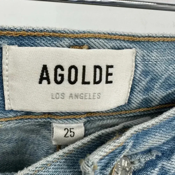 AGOLDE Riley High Rise Straight size 25 B226 - Picture 7 of 7